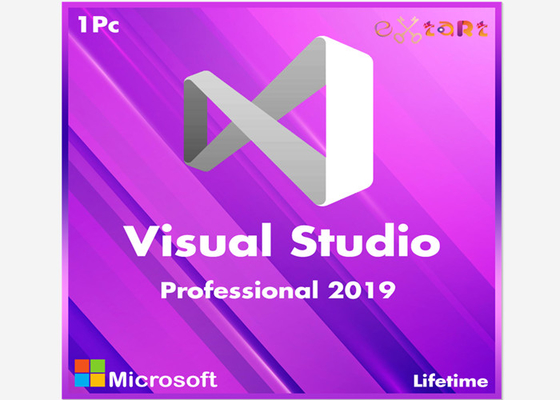 1,8 clé globale professionnelle de Microsoft Visual Studio 2019 de gigahertz