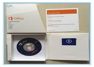Boîte 2013 anglaise de vente au détail de carte principale de produit de Microsoft Office de version DVD