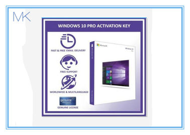 Logiciel 100% de Windows 10 en ligne de bit de la boîte 64 de vente au détail de Windows 10 d'activation pro
