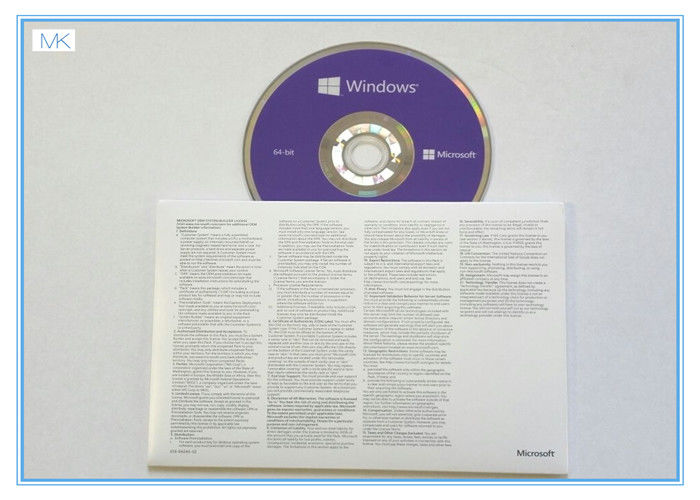 Pro label au détail de clé de permis de COA d'AUTOCOLLANT de BIT de la boîte 32/64 de Windows 10 pour l'ordinateur