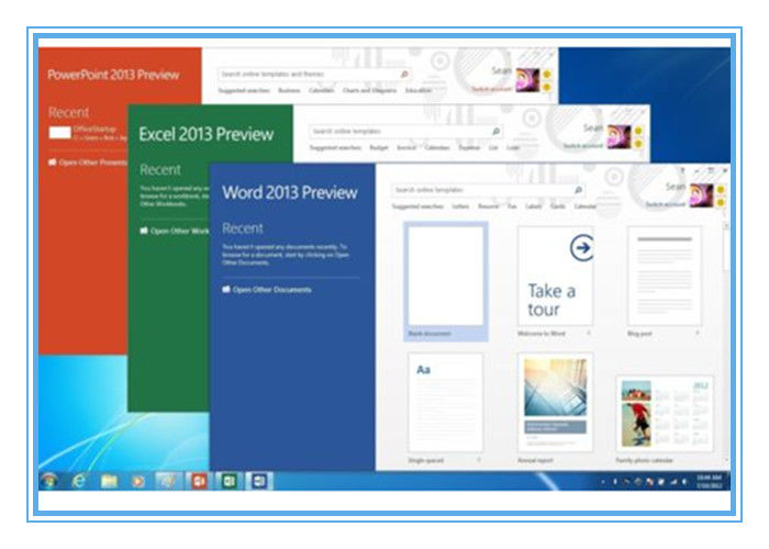 32 / 64 professionnel de boîte de vente au détail de Microsoft Office 2013 de bit plus les 2013 pro anglais DVD