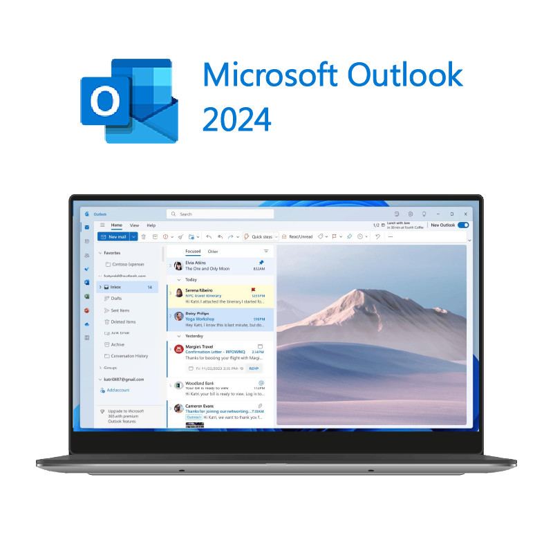Plateforme Windows/Mac Microsoft Office 2024 maison et entreprise avec des performances améliorées