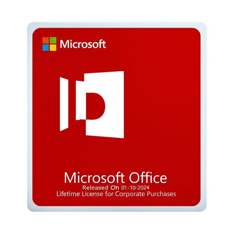 Carte physique Microsoft Office 2024 publié le 01-10-2024 Licence à vie pour les achats d'entreprise