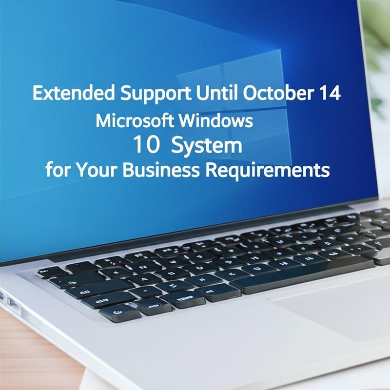 Extended Support Until October 14 Microsoft Windows 10 Operating System for Your Business Requirements
