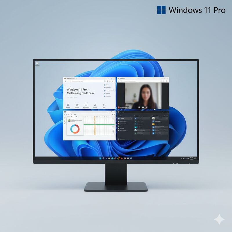 Solution Windows 11 Pro Edition en langue anglaise compatible Windows offrant sécurité et flux de travail pour les professionnels
