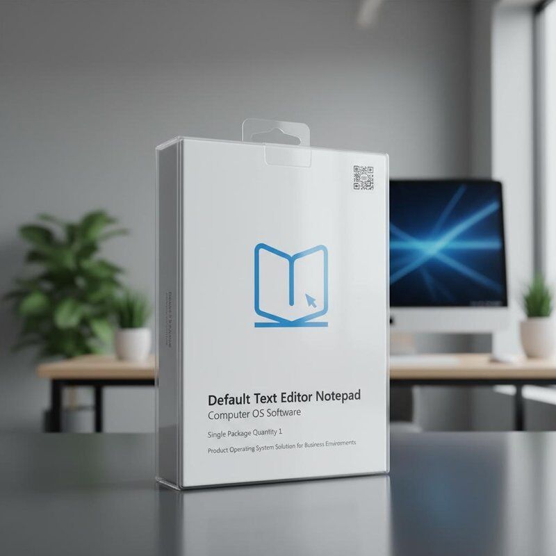 Éditeur de texte par défaut Bloc-notes Logiciel système d'exploitation informatique Package unique Quantité 1 Produit Solution de système d'exploitation pour environnements d'entreprise