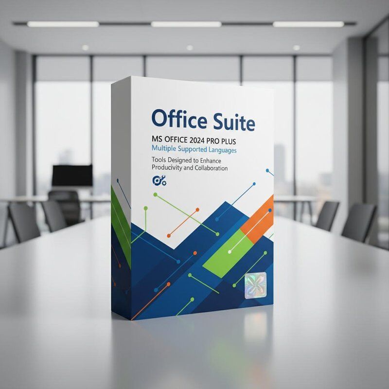 Suite bureautique MS Office 2024 Pro Plus Langues multiples prises en charge Outils conçus pour améliorer la productivité et la collaboration