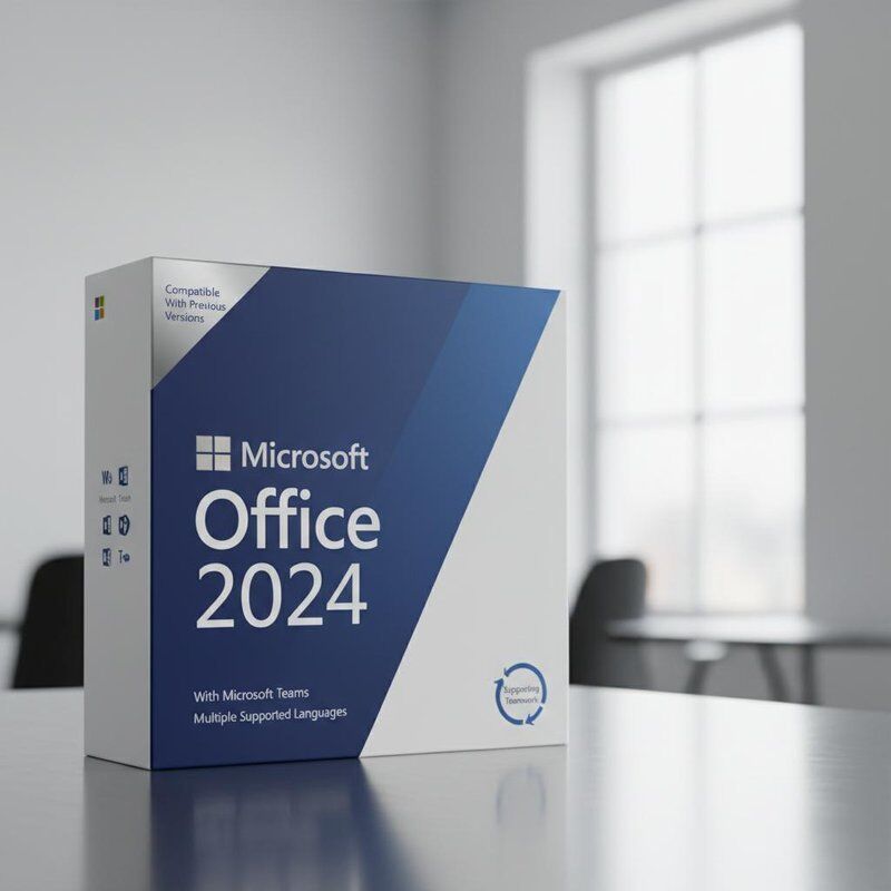 Compatible avec les versions précédentes Microsoft Office 2024 avec Microsoft Teams et plusieurs langues prises en charge